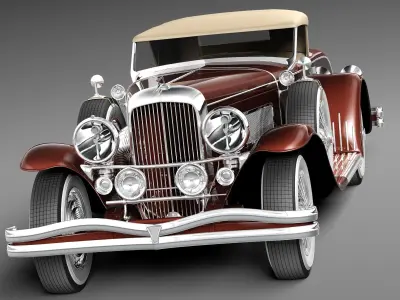 Duesenberg SJ Roadster 1935 3D model