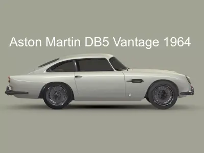 Aston Martin DB5 Vantage - 1964 3D model