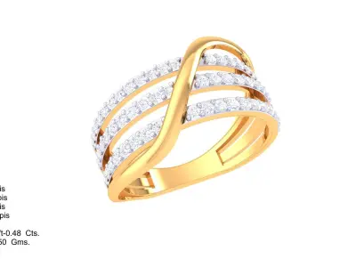 Diamond Ring 12 3D print model