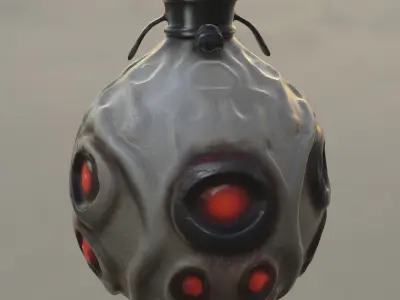 Demonic Soul Flask 3D model