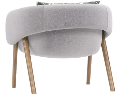 bulo monica 3d model Low-poly 3D model