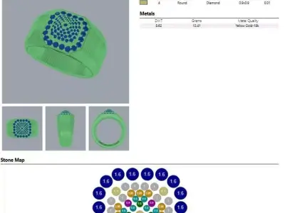 Men ring0015 3D print model