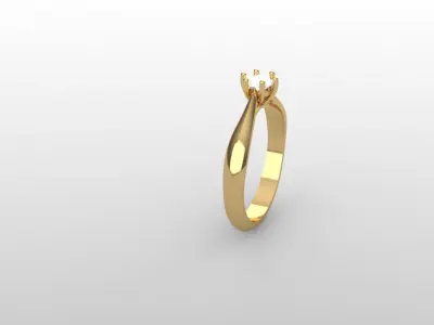 Ring width gem 3D print model