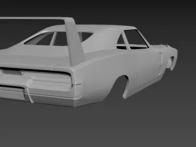Dodge Charger Daytona 1969 Body for print 3D print model