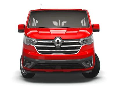 Renault Trafic Minibus LWB 2021 3D model