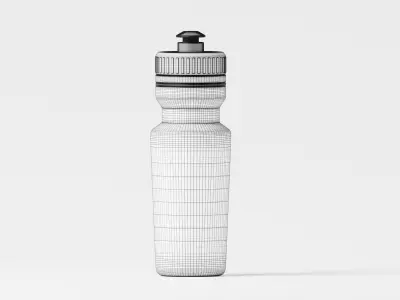 Bicycle Water Bottle  Low-poly 3D model