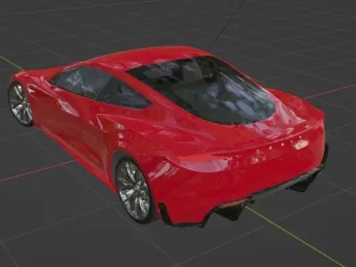 Tesla Roads VR 3D model