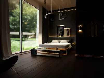 LUXURY BEDROOM  3D model
