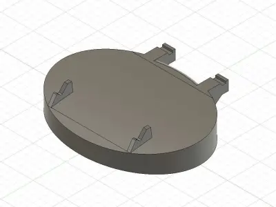 Audi a3 8p headlight cap 3D print model