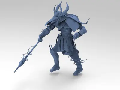 Japanese Ancient genma  1 3D model