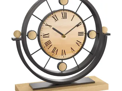 table clock 43 3D model