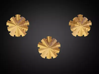 Stylized Christmas Tree Set 07 3D print model