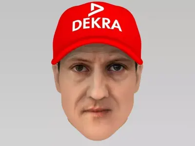 Michael Schumacher 3D model