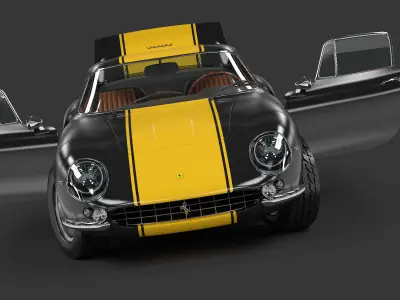 1967 Ferrari 275 GTB - PREMIUM 3D model