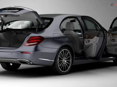 Mercedes E Class Exklusive 2017 3D model