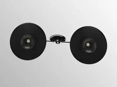 Industrial lamp Free 3D model