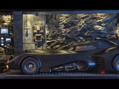 BatCave DIORAMA Did3D 900mm 1 -9 scale  CAR NOT INCLUDED  3D print model