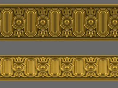 Moulding 3D ornamental model 3D print model purchase
