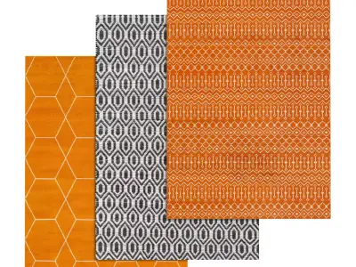 Rug Set 1890 3D model