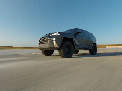 Karlmann King SUV Low-poly 3D model