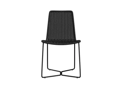 Outdoor Slope Dining Chair 3D model