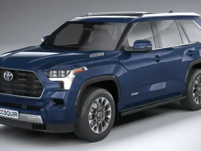 Toyota Sequoia 2023 3D model