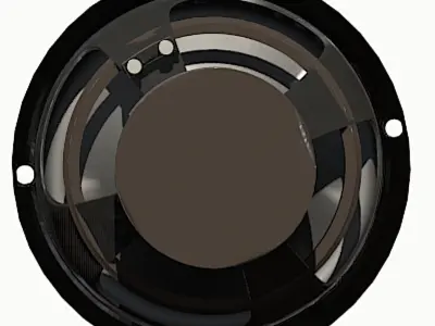 Cerwin Vega Stroker Car Subwoofer Free low-poly 3D model