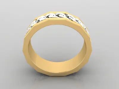 Ring M41 Mens luxury ring  3D print model