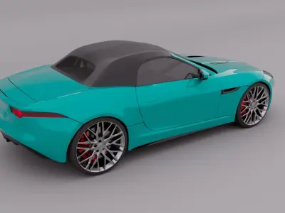 JAGUAR F-typer 3D model 3D model