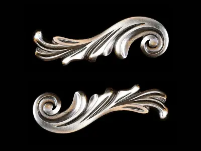 Classic carved 080 3D model