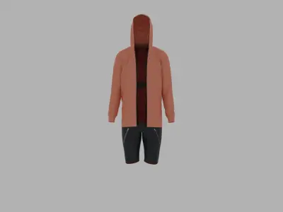 Sport Suit Low-poly 3D model 28
