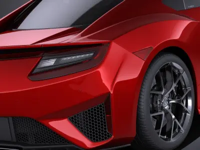 Acura NSX 2016 VRAY 3D model