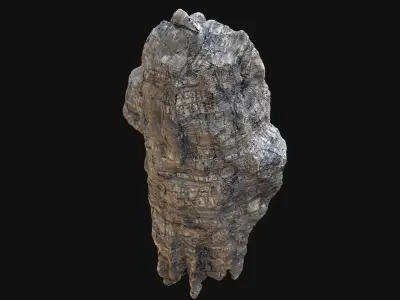 Cliff Rock Pack Free low-poly 3D model