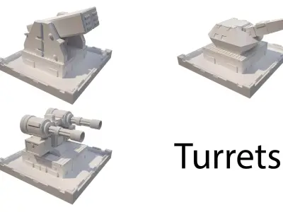 Turret Collection 3D print model