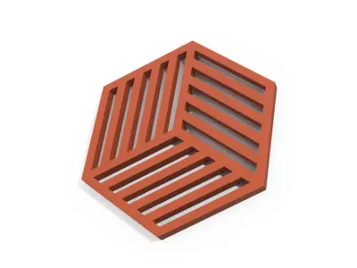 coaster glass-holder for 3d printing 3D print model