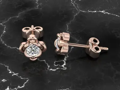 Jewelry Earring 3D print model