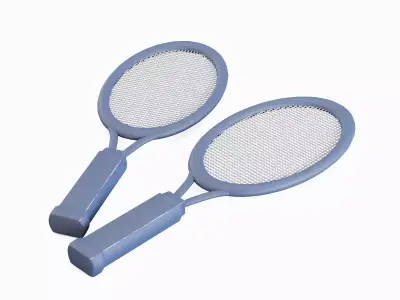 Tennis Racket 05 Low-poly 3D model