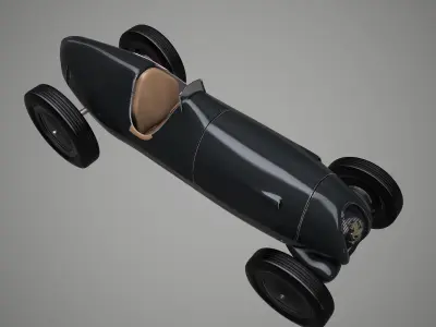 Race Car old style 3D model