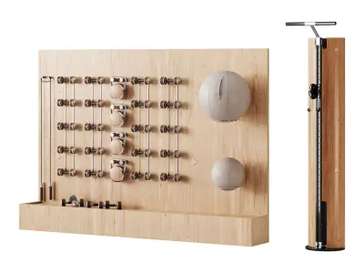 Gym equipment 01 3D model