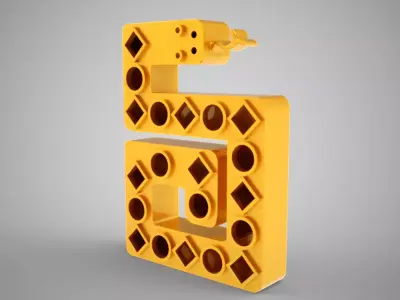 Abstract Snake Trinket 3D print model