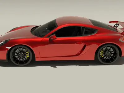 Porsche GT4 3D model