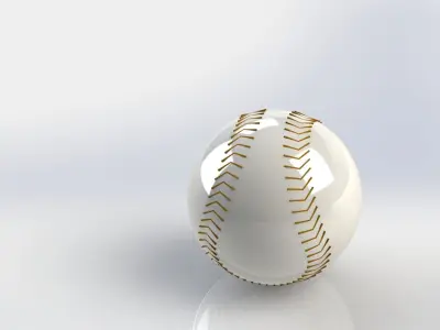 Baseball Ball 3D model
