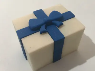 Giftwrapped Ring Box 3D print model