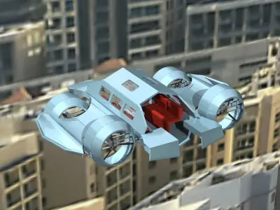 SCi-Fi Drone Free 3D model