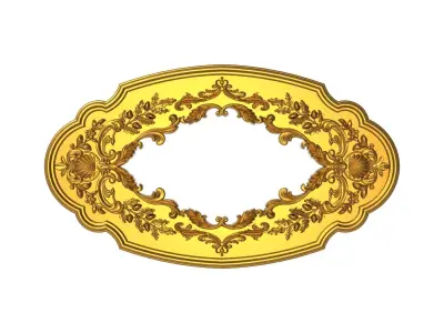 10 carved frames set 3D Model Collection