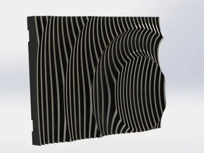 Parametric Wall O 3D model