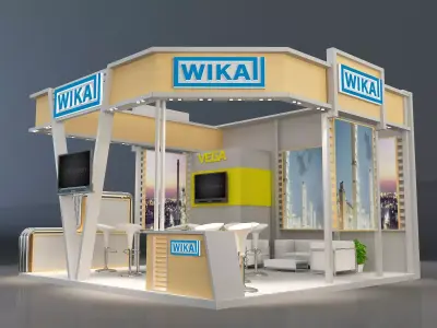 Booth Exhibition Stand a223a 3D model