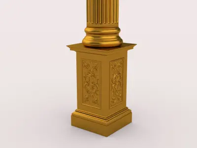 Column Base 3D model