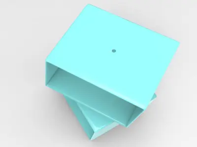 Oko Bookcase Low-poly 3D model