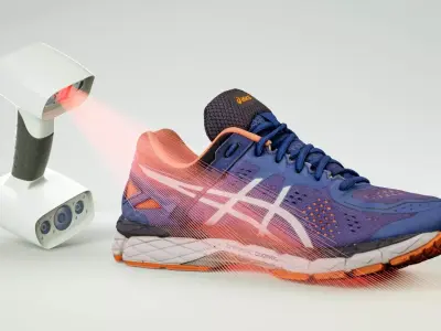 Running shoe sneakers outdoor footwear Scan  3D model